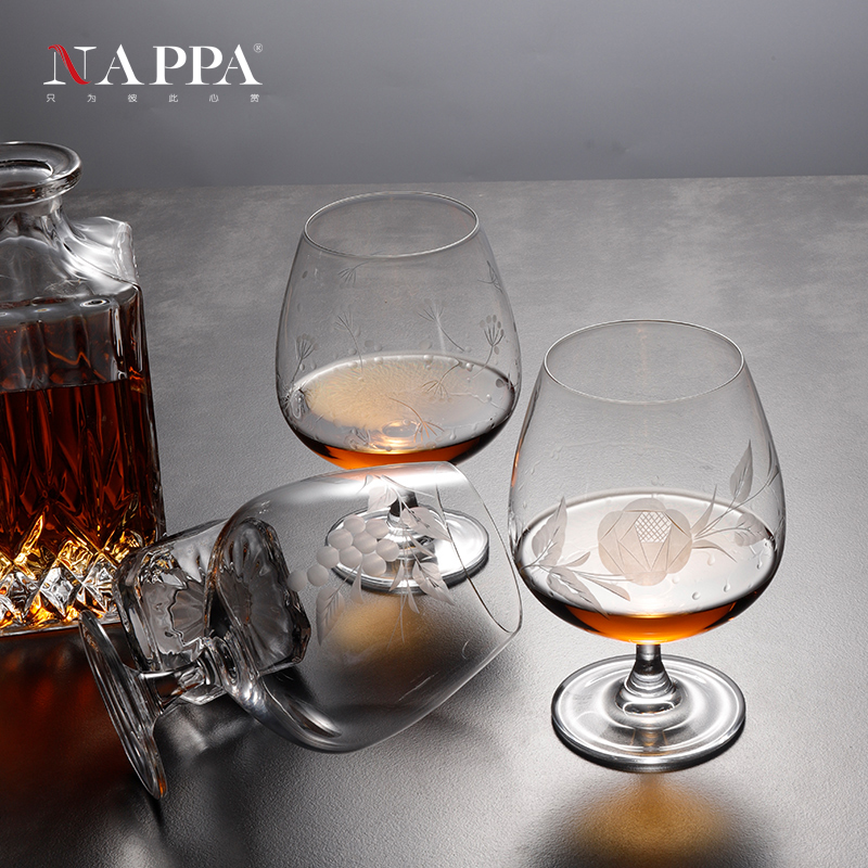 矮脚白兰地杯干邑杯NAPPA水晶
