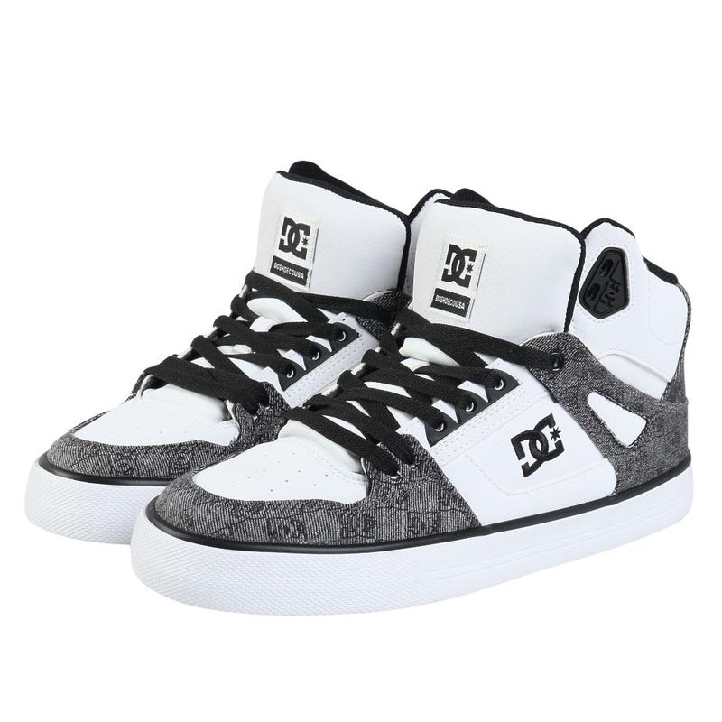 DC SHOES男士高帮滑板鞋耐磨鞋底透气内衬厚垫脚踝支撑防滑设计