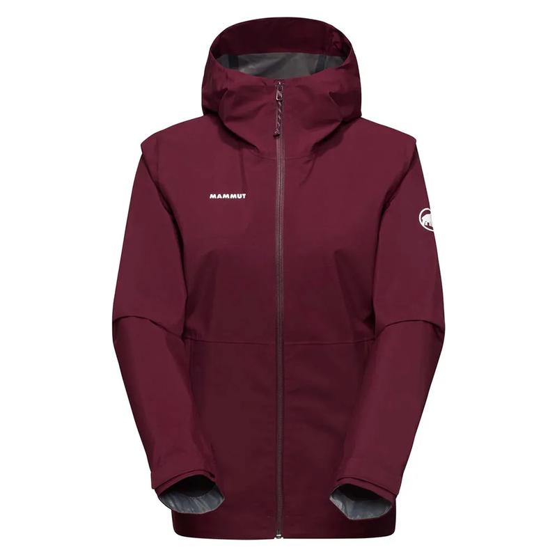 Mammut猛犸象女士冲锋衣防水防风透气硬壳外套连帽长袖户外夹克