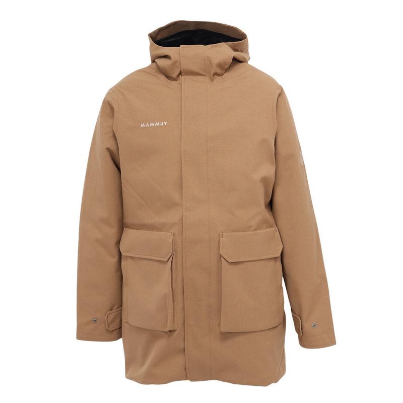 代购Mammut男士冲锋衣防水防风保暖3合1外套连帽长袖硬壳外套