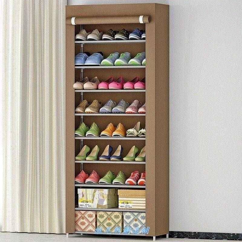 9 layers dust-proof shoebox storage shoe rack shoes cabinet