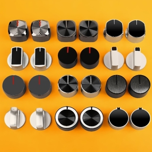 液化把手耐用锌合金旋转调气阀煤气炉然气灶手柄灶台开关旋扭配件