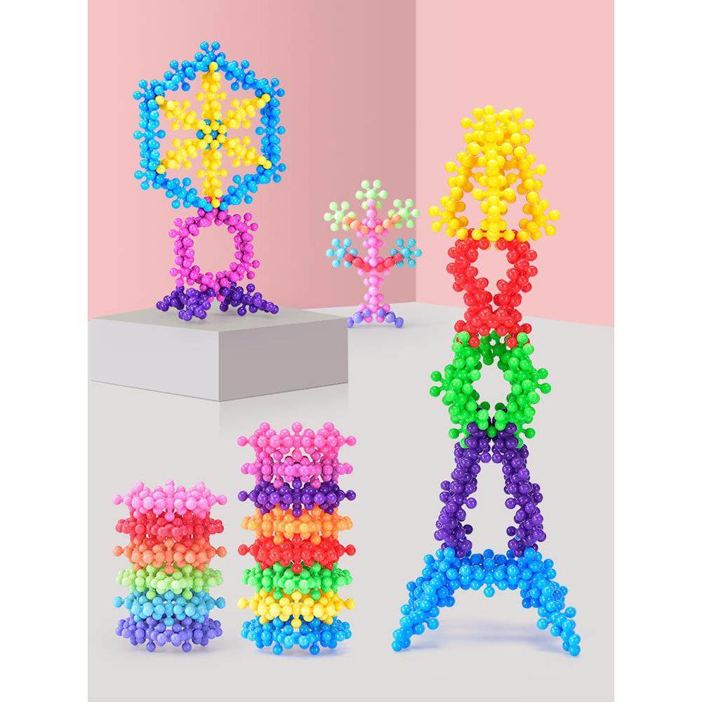 幼儿园桌面雪花片男孩女孩拼插梅花积木儿童益智早教玩具拼装拼图,玩具/童车/益智/积木/模型,普通塑料积木,淘宝优惠券,粉丝福利购,淘宝优惠卷