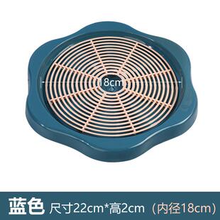 家用暖壶垫托盘硅胶开水壶垫简约热水壶底座防漏水防污垢隔热茶垫