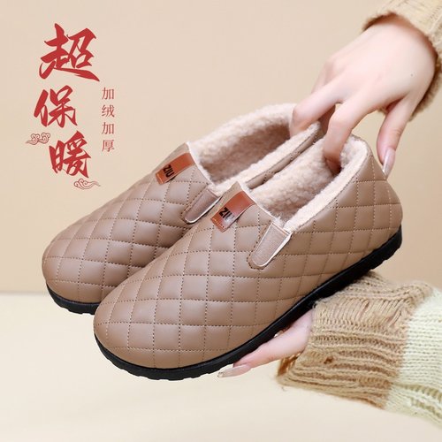 新款老北京布鞋女棉鞋加绒冬季