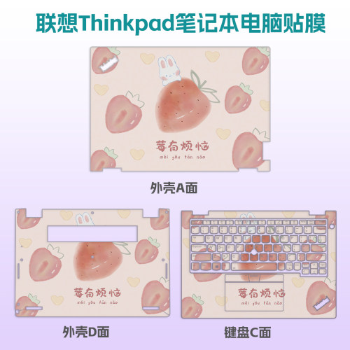ThinkPad联想L13,Z13,E16,X13 Gen 4 2023电脑贴纸笔记本保护外壳
