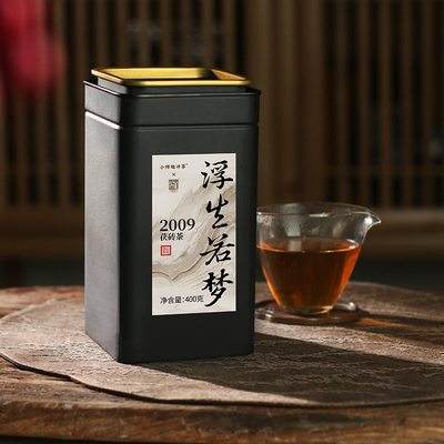 浮生若梦2009金花茯砖茶湖南安化黑茶