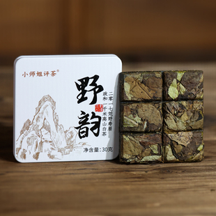 野韵政和寿眉巧克力白茶饼福鼎白茶小师姐评茶