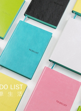 To Do List软面记事本 B6文具待办清单小号随身手帐商务笔记本子 时间管理提升效率办公计划本