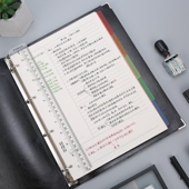 4mm方格本网格本点线康奈尔东大5r高效读书笔记思维导图本子 记事本大号加厚手账本 A4竖式 软皮面活页笔记本