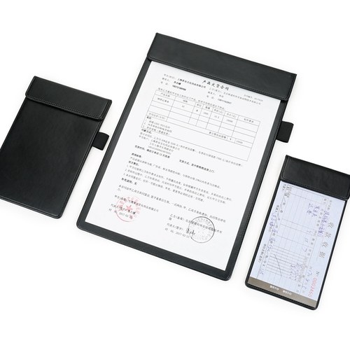 仿皮实验会议记录订做点菜单夹