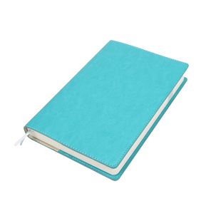 A5自填式日程本方格页手帐隐藏式笔插清新软面记事本子日系笔记本 网格定页笔记本手账加厚日记本文具 可定制