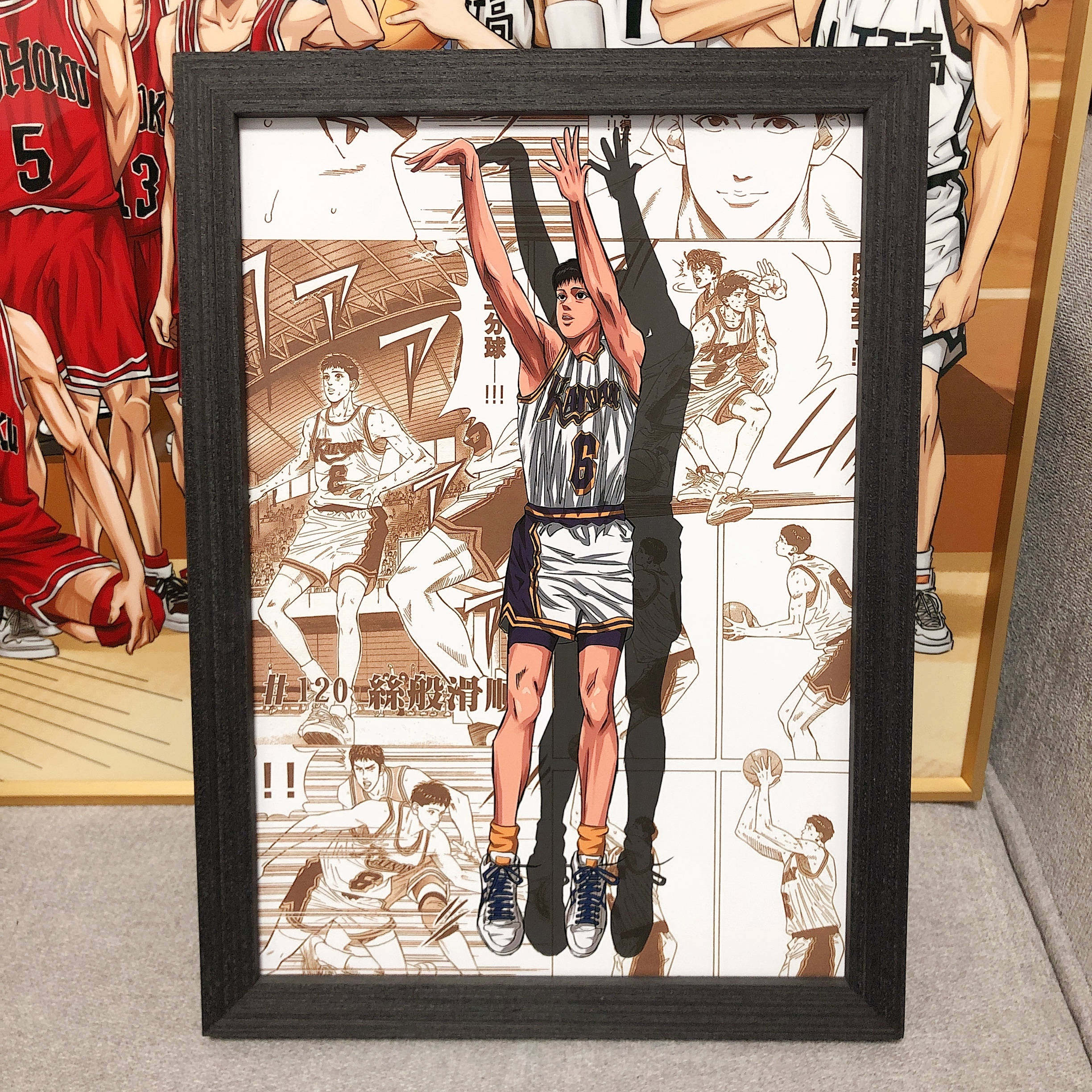 设绘人灌篮高手神宗一郎青春现代动漫挂画落地画摆台相框海报
