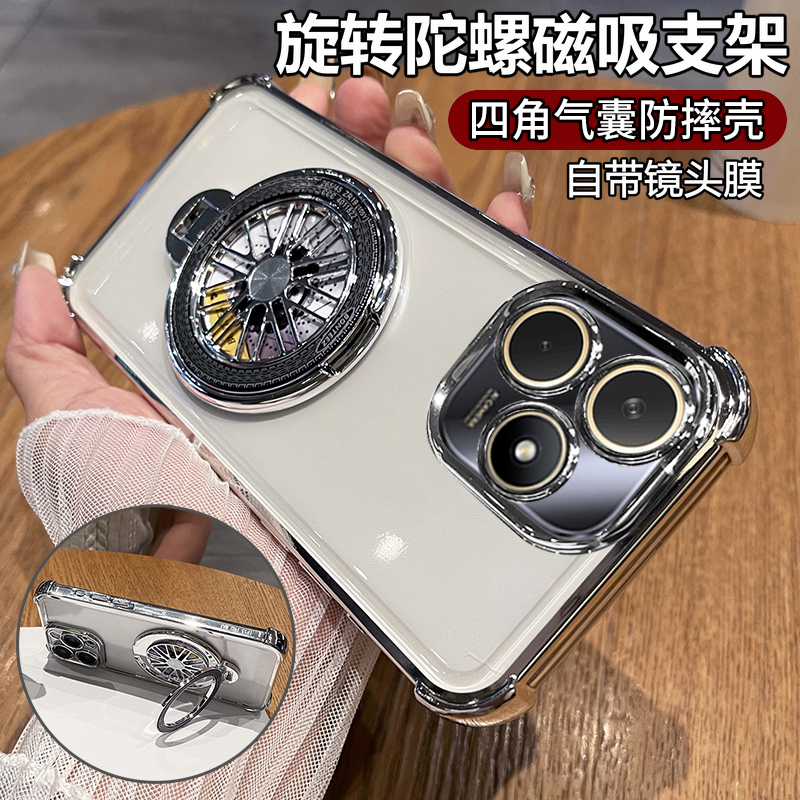 适用华为hi畅享80手机壳智选畅想80s保护硅胶套JLG一AN00带镜头膜全包5g气囊防摔wiko透明软男女805g新款支架