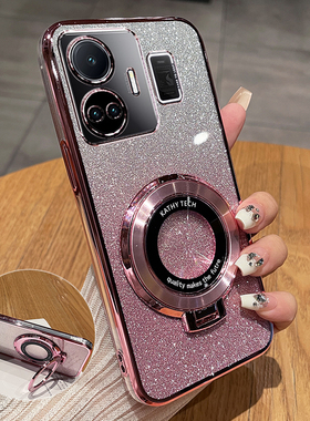 适用真我gtneo5手机壳realmeGTneo5保护硅胶套RMX3706全包防摔3708透明realme软oppo男女gtnoe带支架gt高级感