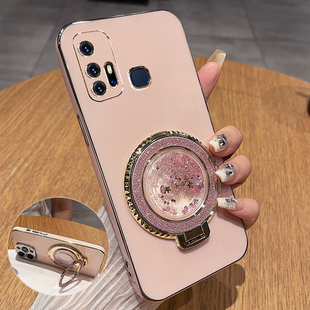 适用vivoz6手机壳vivo保护z6硅胶套5G版 全包防摔V1963A软壳voz女voviz步步高65g高级感钢化膜带支架流沙网红