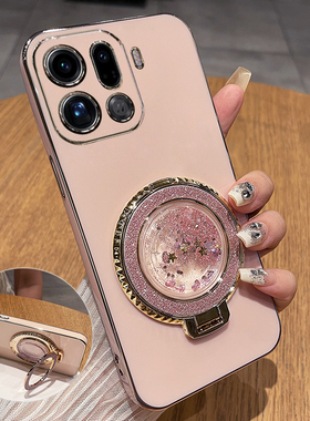 适用oppofindx9手机壳findx9pro保护PLJ110硅胶套PLG镜头全包find防摔p软oppo女oppox新款x9带支架流沙高颜值