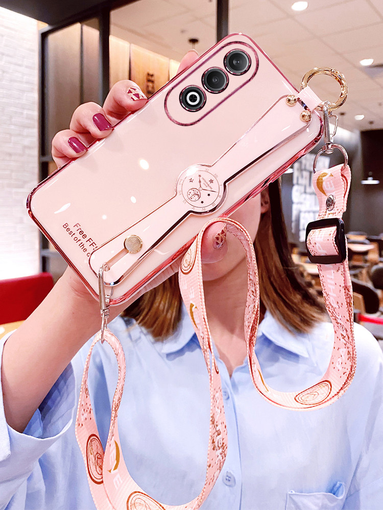 适用oppoK12手机壳oppo腕带K12plus保护硅胶套5g斜挎挂绳PJR110镜头全包PKS防摔opk软壳0pp0女125g新款可背带