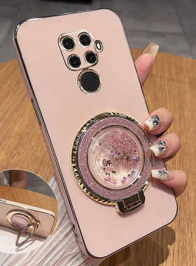 适用华为nova5z手机壳nove5ipro保护硅胶套全包SPN一AL00防摔note5ipor软女带支架ALOO钢化膜SPNAL流沙高级感