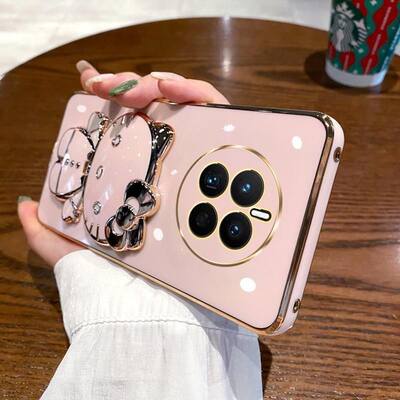 华为mate50e带镜子凯蒂猫保护套