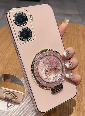 适用vivoy77手机壳vivo保护y77t硅胶套5G全包防摔V2219A软voviy女voy高颜值775g丫新款t5g带支架ins风流沙钢