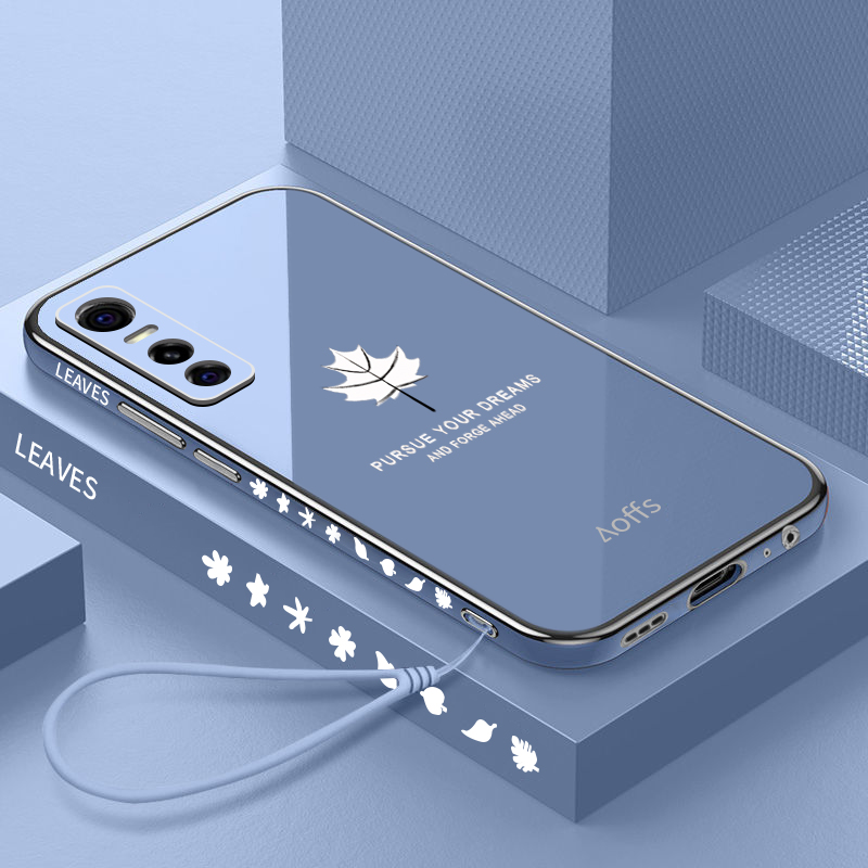 vivoS7e/S7e活力版软硅胶简约枫叶保护套