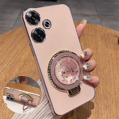 适用于红米note13R手机壳小米redminote13rpro保护硅胶套5G全包redmi防摔软壳r带支架pro女rpor流沙r5g钢化膜