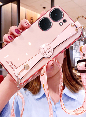 适用vivoiqooneo9手机壳iqooneo9pro腕带iqneo9spro十保护硅胶套vivo斜挎挂绳s全包por加防摔软爱酷iqoo女neo