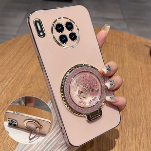 适用华为mate30手机壳meta30pro保护硅胶套mt30epro全包m30防摔por软TAS一AN00m流沙LIO女5g带支架高级感305g