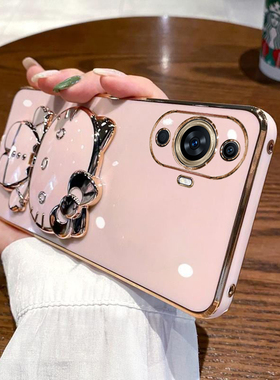 适用华为nova11手机壳nove11pro保护n11ultra硅胶套novo全包防摔nava软壳u女nowa可爱p带镜子支架por卡通note