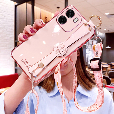 适用OPPOA6c/A6x腕带斜挎挂绳壳