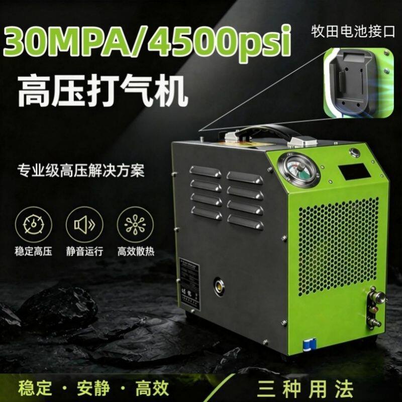高压打气机40mpa打气泵12V车载