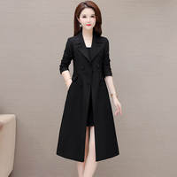 High-end brand autumn trench coat for women 2026 new bestsellers, fashionable, stylish and high-end mid-length overcoat thumbnail 2