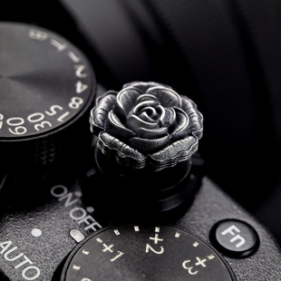 纯银快门按钮适用于富士xe5x100vixt5尼康zf徕卡q3原创相机快门键