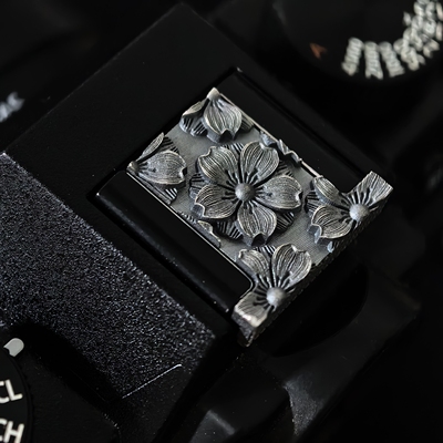 富士热靴盖银樱花适用于xt50xt5x100vi长尾端覆盖相机配件