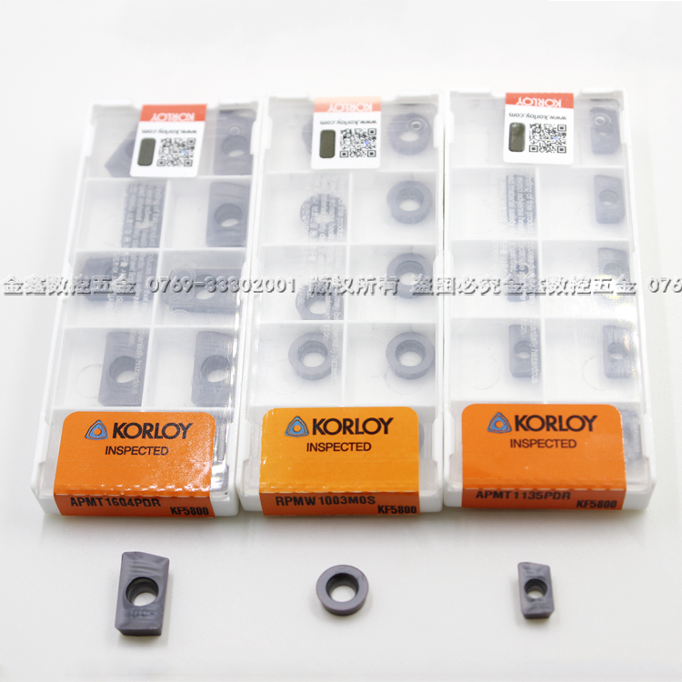 克洛伊数控铣刀片APMT1135 APMT1604PDER RPMW1003PDR KF5800