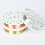 Медные шелковые нитки с бантиком ручной работы, DIY