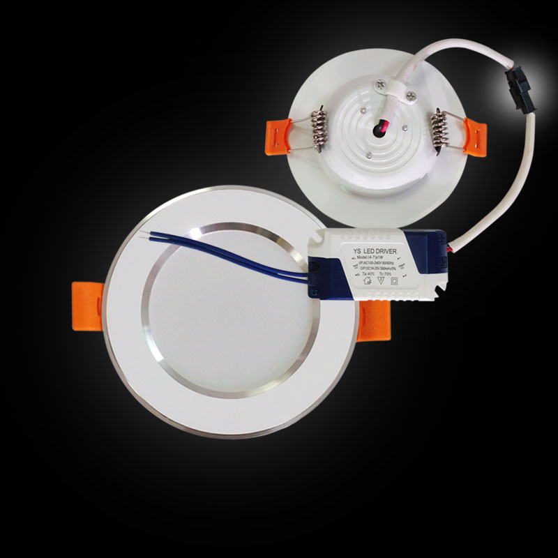 嵌入式LED筒灯3寸3w开孔白光12w