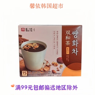 韩国进口丹特双和茶大枣茶红枣茶双花茶下午休闲茶15g*15袋225g