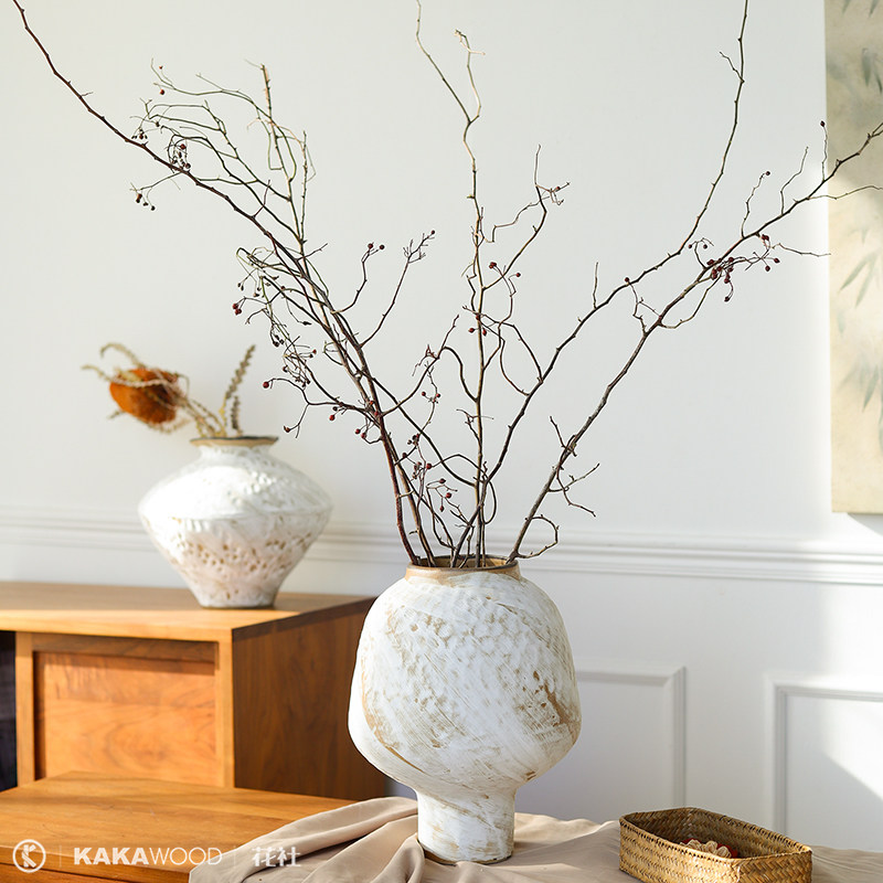 中日式复古怀旧粗陶罐文艺水培高级插花居家客厅民宿禅意摆件花瓶,家居饰品,花瓶,淘宝优惠券,粉丝福利购,淘宝优惠卷
