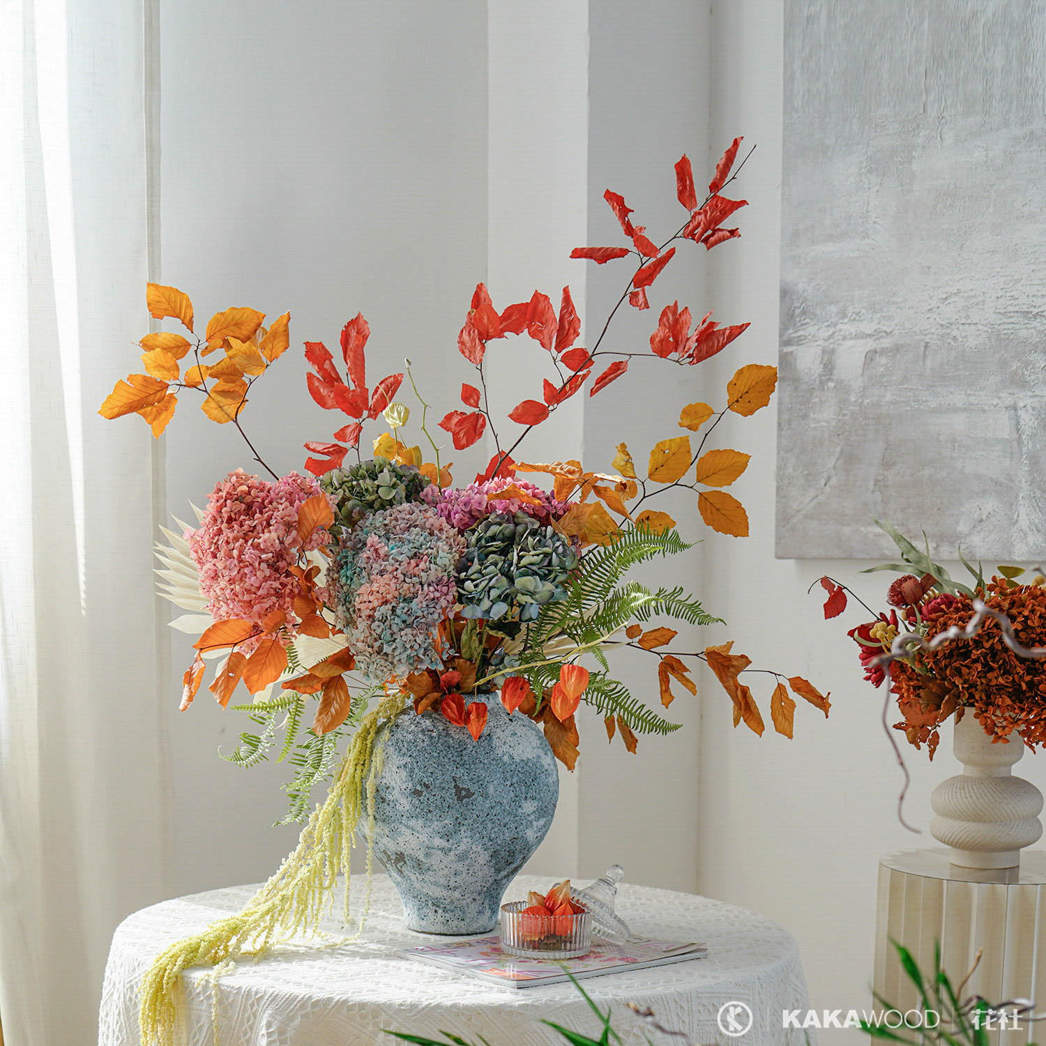 法式新年節日禮品天然干花年宵花