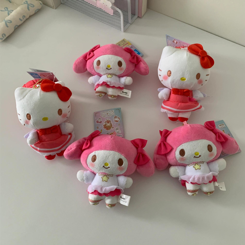 日本百变小樱kitty毛绒公仔挂件