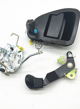 挖掘机久保田KX155 165 175驾驶室门锁总成锁块内拉手外拉手配件