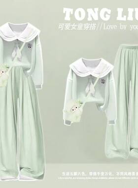 初中高中女学生假两件卫衣两件套