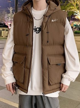 耐克顿羽绒棉马甲男秋冬新款棉服