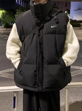 耐克顿羽绒棉马甲男士百搭外套潮