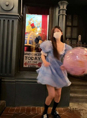赵露思同款Selkie碎花宫廷连衣裙