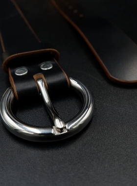 美国霍尔文horween cxl 腰带 茶芯 美式复古