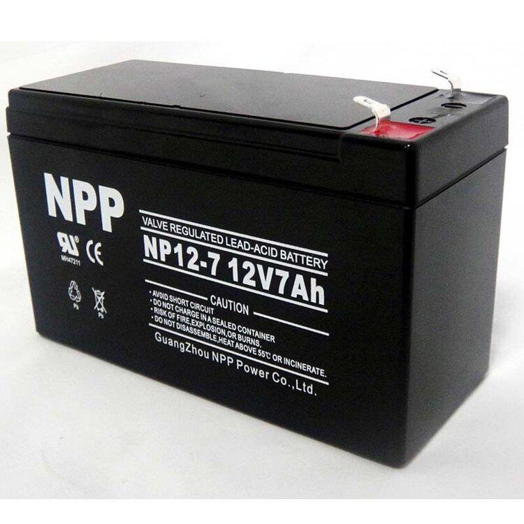 NPP耐普蓄电池NP12-7 12V7AH UPS内置电源/门禁/消防主机 电梯
