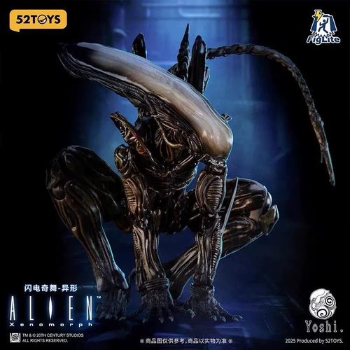 包邮正品保障专柜52TOYS X Yoshi.1/12闪电奇舞系列异形ALIEN人偶